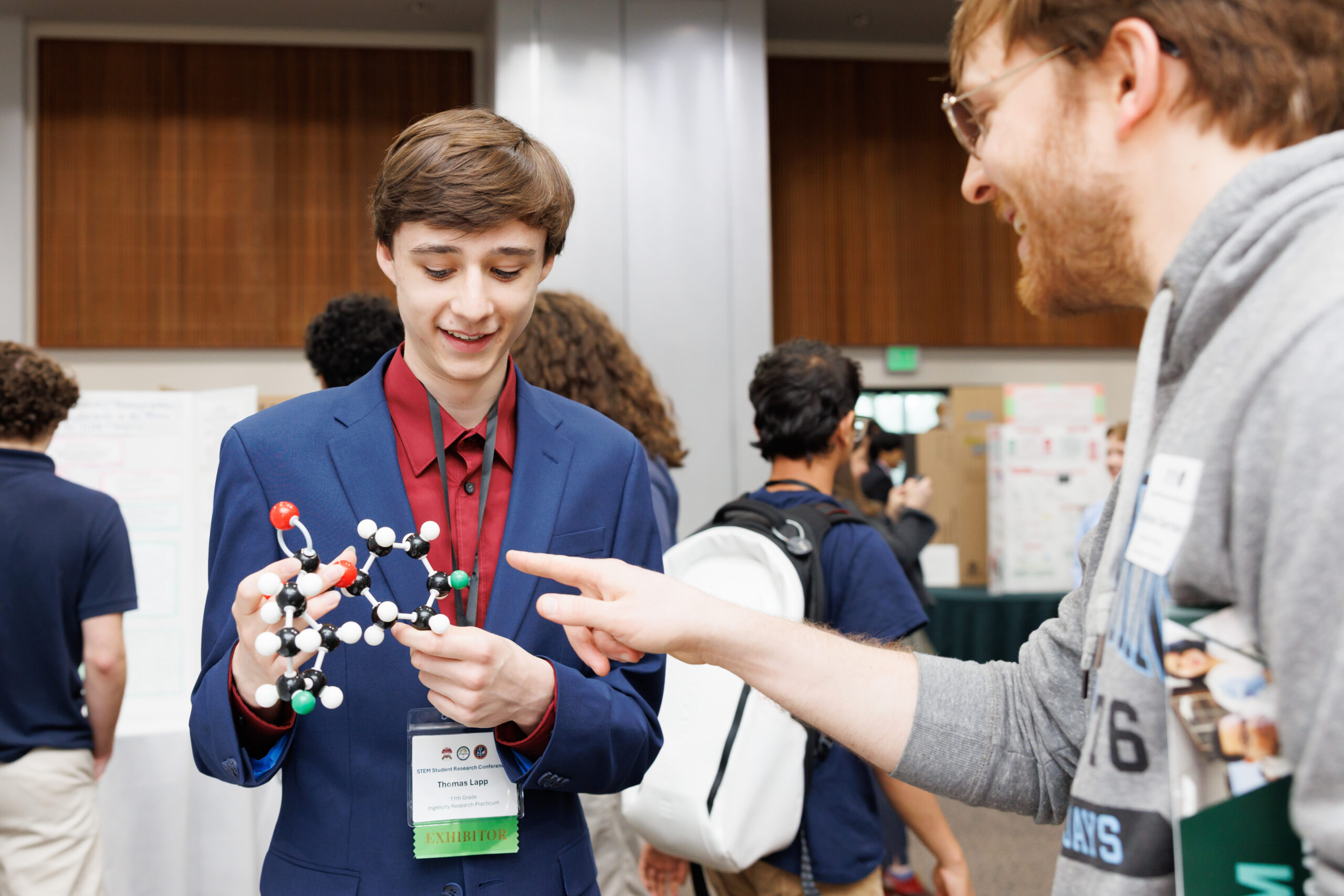 Thomas Lapp at Poster Session